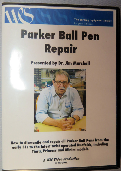 Dr. Jim Marshall's Parker Ballpoint repair DVD
